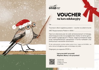 Voucher prezentowy na kurs "ABC Rozpoznawania Ptaków 2026" - Teoria