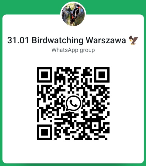 Warszawa, Młociny 31.01.26 r., 09:00 - 11:00, SPACER ORNITOLOGICZNY