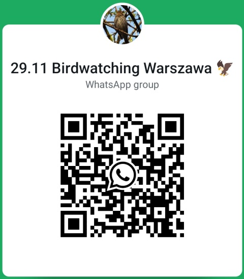 Warszawa, Siekierki 29.11.25 r., 8:00 - 10:00, SPACER ORNITOLOGICZNY