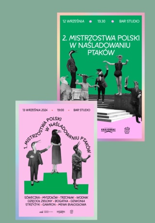 Zestaw Plakatów z I i II Mistrzostw Polski w Naśladowaniu Ptaków