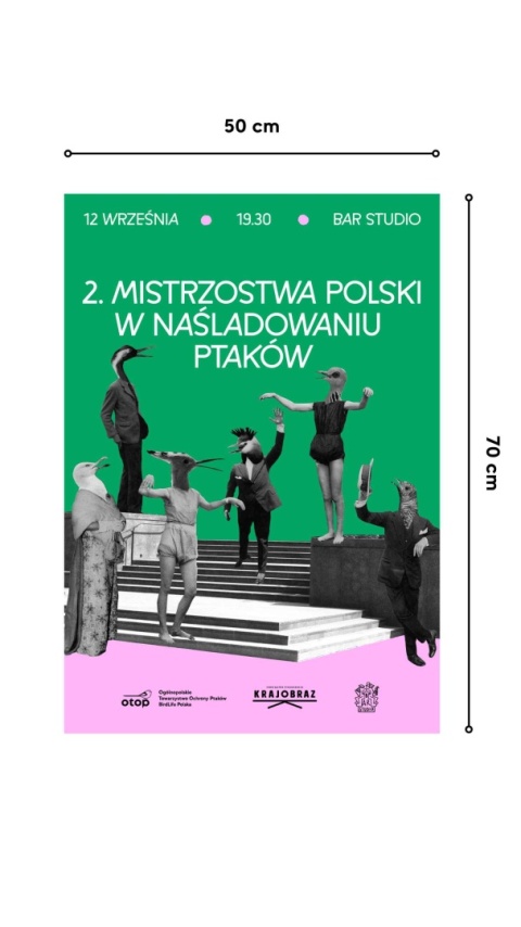 Zestaw Plakatów z I i II Mistrzostw Polski w Naśladowaniu Ptaków
