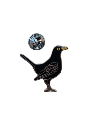 Kos - OTOPtak, przypinka metalowa